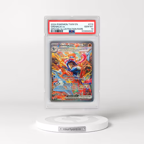 2024 Pokémon Twm EN-Twilight Masquerade #214 Greninja EX - Holo Special Illustration Rare (PSA 10 GEM MINT)