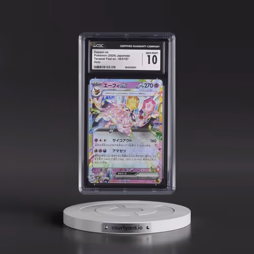 2024 Pokémon Sv8a-Terastal Fest EX #063 Espeon EX - Holo (CGC 10 GEM MINT) - Photo