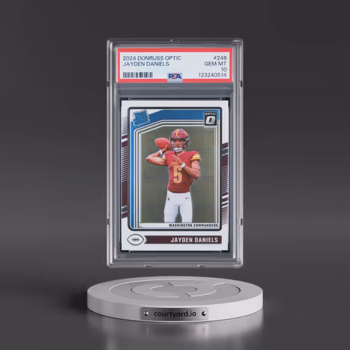 2024 Panini Donruss Optic #248 Jayden Daniels (PSA 10 GEM MINT)