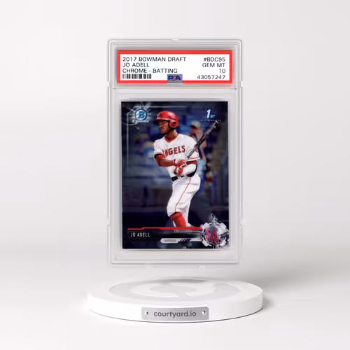 2017 Bowman Draft #BDC95 Jo Adell - Chrome-Batting (PSA 10 GEM MINT)