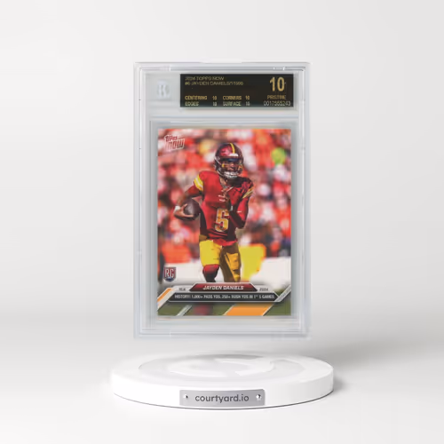 2024 Topps Now #6 Jayden Daniels (BGS 10 PRISTINE)