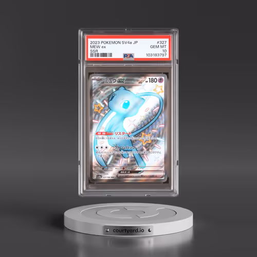 2023 Pokémon Sv4a-Shiny Treasure EX #327 Mew EX - Holo Ssr (PSA 10 GEM MINT)