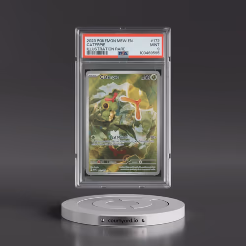 2023 Pokémon Mew EN-151 #172 Caterpie - Illustration Rare (PSA 9 MINT)