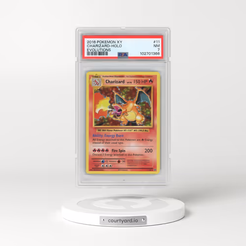 2016 Pokémon XY Evolutions #11 Charizard - Holo (PSA 7 NM)