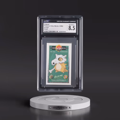 1998 Pokémon Kaku Menko (1998 Amada) - Japanese Cubone - Small (45MM x 74MM) (CGC 8.5 NM-MT+)