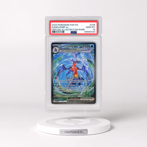 2023 Pokémon Par EN-Paradox Rift #245 Garchomp EX - Holo Special Illustration Rare (PSA 10 GEM MINT)