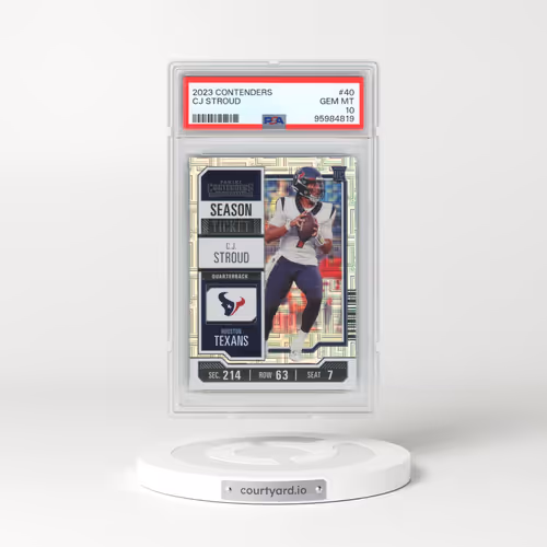 2023 Panini Contenders #40 CJ Stroud (PSA 10 GEM MINT)