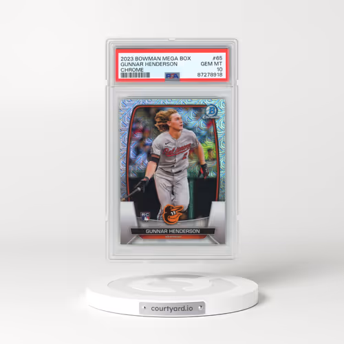 2023 Bowman Mega Box Chrome #65 Gunnar Henderson (PSA 10 GEM MINT)