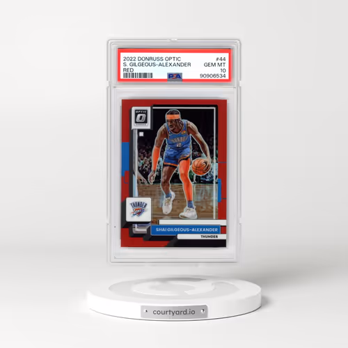 2022 Panini Donruss Optic #44 Shai Gilgeous-Alexander - Red (PSA 10 GEM MINT)