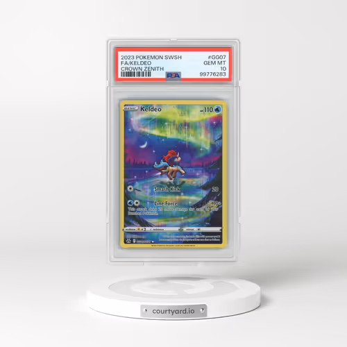 2023 Pokémon Sword and Shield Crown Zenith #GG07 Keldeo - Full Art (PSA 10 GEM MINT)