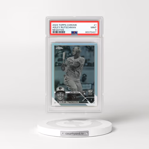 2023 Topps Chrome #1 Adley Rutschman - Negative Refractor (PSA 9 MINT)