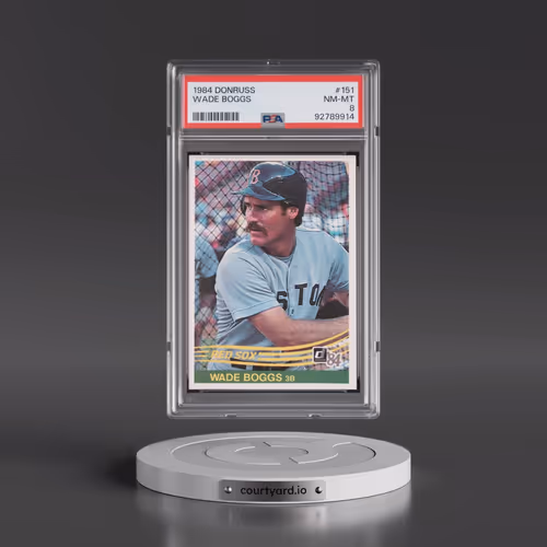 1984 Donruss #151 Wade Boggs (PSA 8 NM-MT)