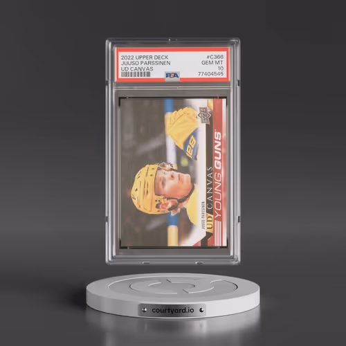 2022 Upper Deck UD Canvas #C366 Juuso Parssinen (PSA 10 GEM MINT)