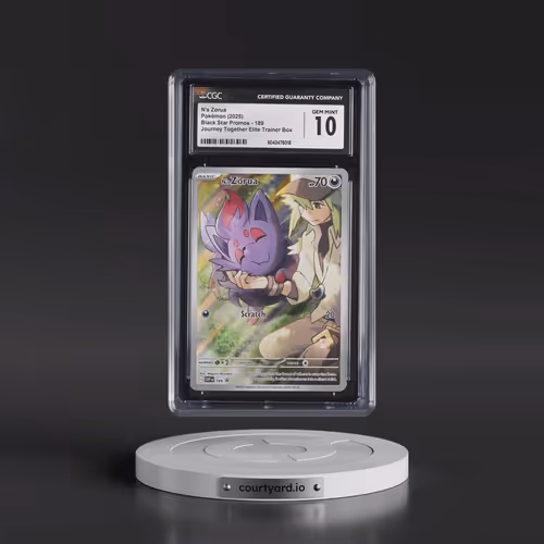 2025 Pokémon Svp EN-SV Black Star Promo #189 N's Zorua - Journey Together Elite Trainer Box (CGC 10
