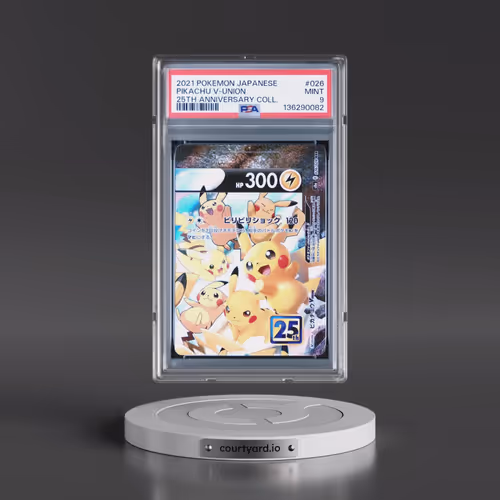 2021 Pokémon 25th Anniversary Collection #026 Pikachu V-Union (PSA 9 MINT)