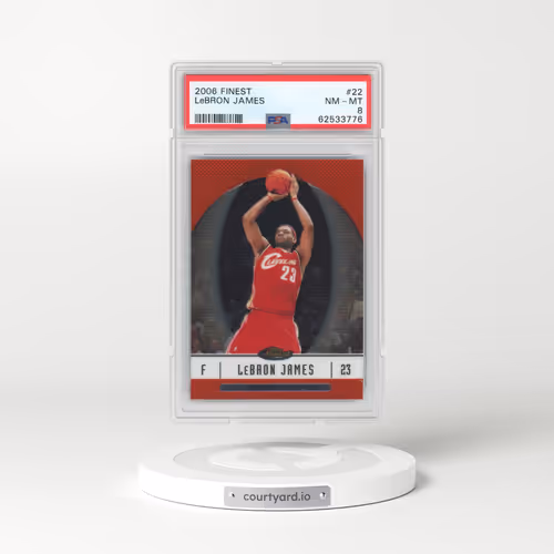 2006 Finest #22 LeBron James (PSA 8 NM-MT)