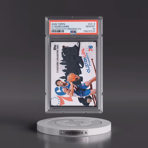2025 Topps Clutch City Prospects #CC-3 VJ Edgecombe (PSA 10 GEM MINT)
