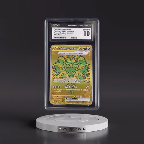 2024 High Class Pack: Terastal Fest ex - sv8a #234/187 Teal Mask Ogerpon ex - Ultra Rare Holo (CGC 1
