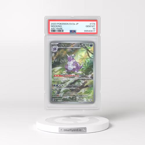 2023 Pokémon Sv2a-Pokemon 151 #174 Nidoking - Art Rare (PSA 10 GEM MINT)