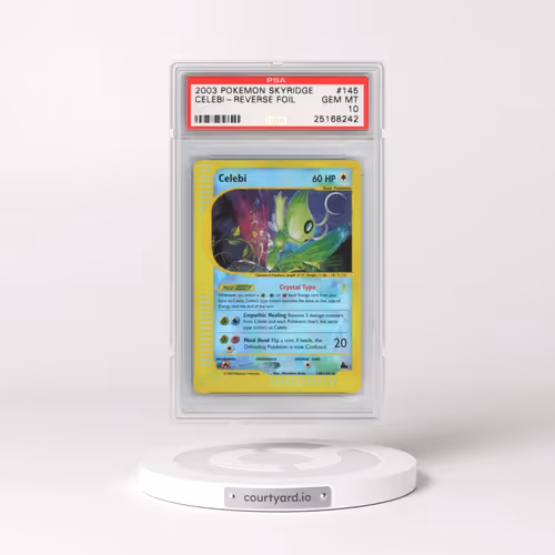 2003 Pokémon Skyridge #145 Celebi - Reverse Foil (PSA 10 GEM MINT)