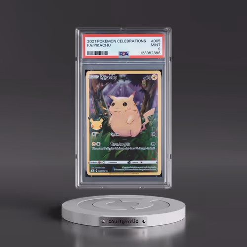 2021 Pokémon Celebrations #005 Pikachu - Full Art (PSA 9 MINT)