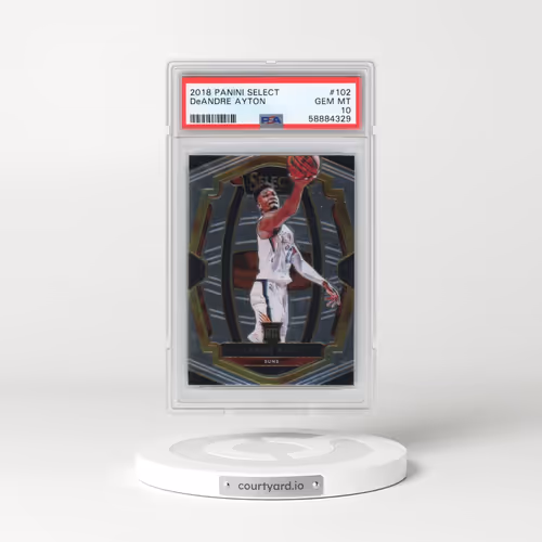 2018 Panini Select #102 DeAndre Ayton (PSA 10 GEM MINT)