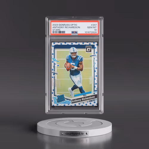 2023 Panini Donruss Optic #247 Anthony Richardson - Stars (PSA 10 GEM MINT)
