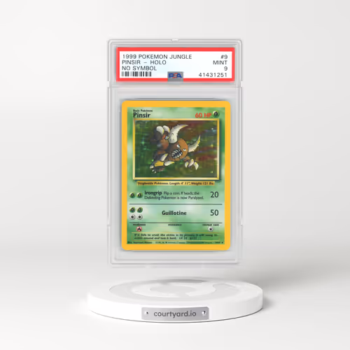 1999 Jungle #9 Pinsir - Holo No Set Symbol (PSA 9 MINT)