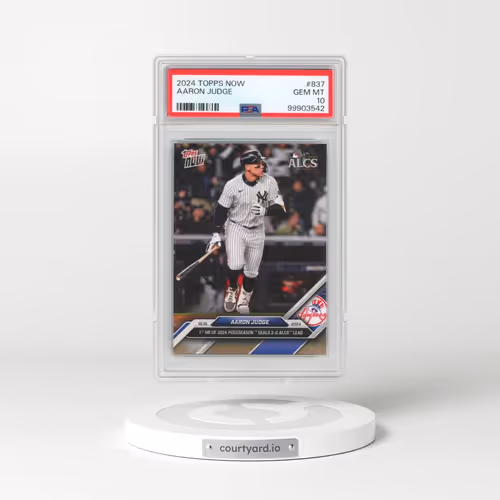 2024 Topps Now #837 Aaron Judge (PSA 10 GEM MINT)