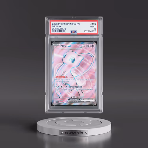 2023 Pokémon Mew EN-151 #193 Mew EX - Holo Ultra Rare (PSA 9 MINT)