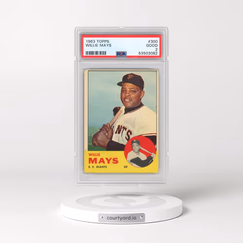 1963 Topps #300 Willie Mays (PSA 2 GOOD)