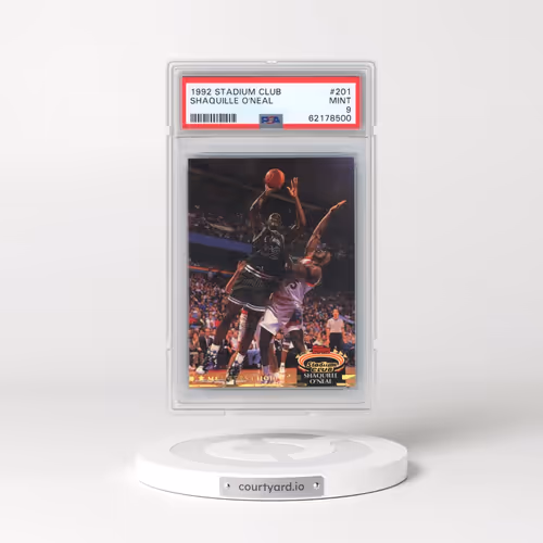 1992 Stadium Club #201 Shaquille O'Neal (PSA 9 MINT)