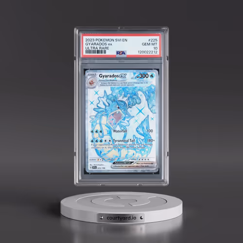 2023 Pokémon Svi EN-Scarlet & Violet #225 Gyarados EX - Holo Ultra Rare (PSA 10 GEM MINT)