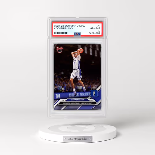 2024 Bowman U Now #1 Cooper Flagg (PSA 10 GEM MINT)