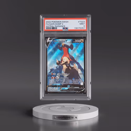 2022 Pokémon Sword & Shield Astral Radiance #TG23 Garchomp V - Holo Full Art (PSA 9 MINT)