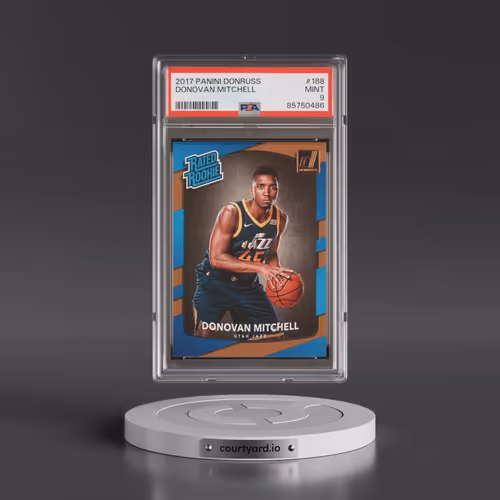 2017 Panini Donruss #188 Donovan Mitchell (PSA 9 MINT)