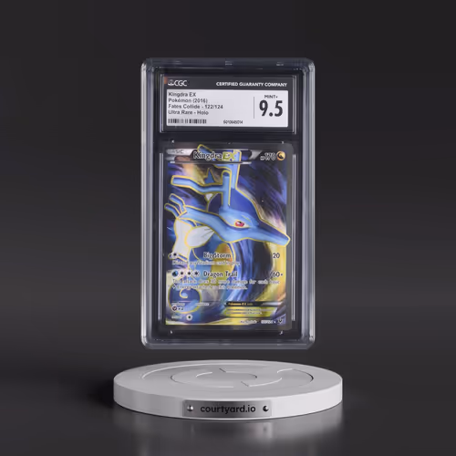 2016 Fates Collide #122/124 Kingdra EX - Ultra Rare Holo (CGC 9.5 MINT+)