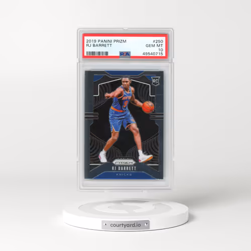 2019 Panini Prizm #250 RJ Barrett (PSA 10 GEM MINT)
