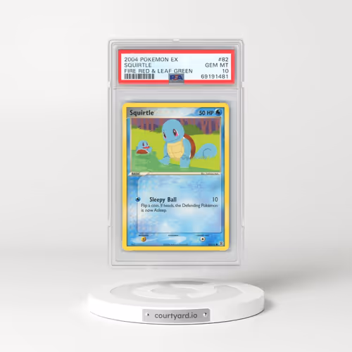 2004 Pokémon EX Fire Red & Leaf Green #82 Squirtle (PSA 10 GEM MINT)