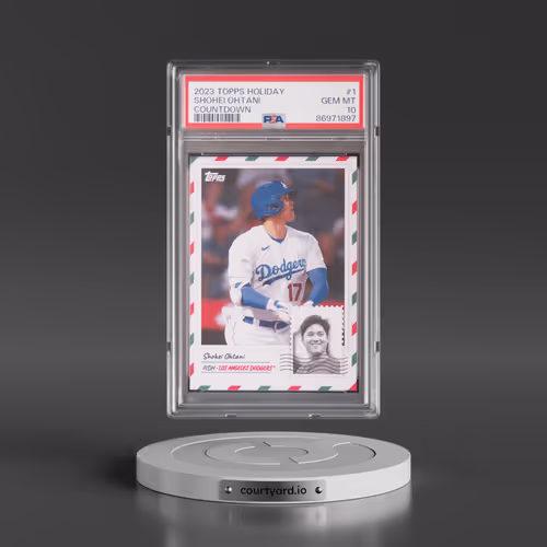 2023 Topps Holiday Countdown #1 Shohei Ohtani (PSA 10 GEM MINT)