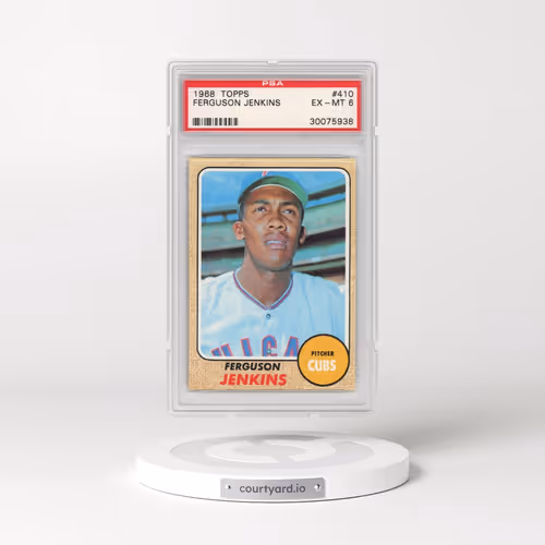1968 Topps #410 Ferguson Jenkins (PSA 6 EX-MT)