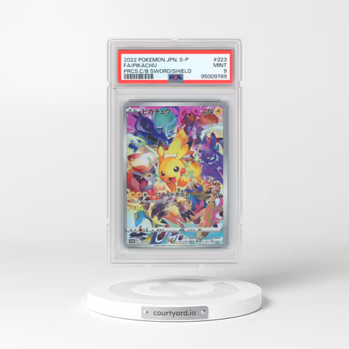 2022 Pokémon S Promo #323 Pikachu - Full Art Precious Collector Box Sword & Shield (PSA 9 MINT)