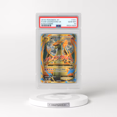 2016 Pokémon XY Evolutions #101 M Charizard EX - Holo Full Art (PSA 10 GEM MINT)