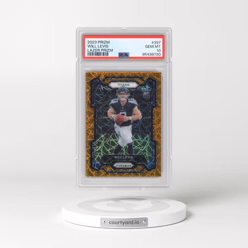 2023 Panini Prizm #397 Will Levis - Lazer Prizm (PSA 10 GEM MINT)