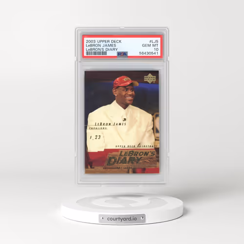 2003 Upper Deck Lebron's Diary #LJ5 LeBron James (PSA 10 GEM MINT)