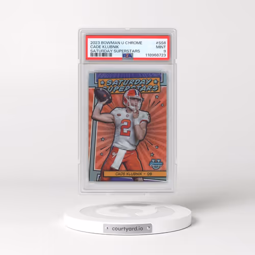 2023 Bowman University Chrome Saturday Superstars #SS6 Cade Klubnik (PSA 9 MINT)