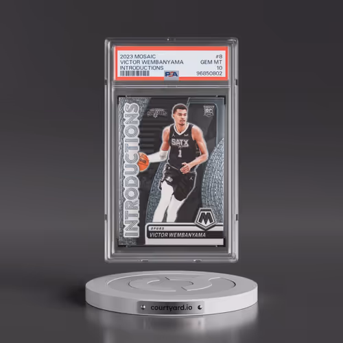 2023 Panini Mosaic Introductions #8 Victor Wembanyama (PSA 10 GEM MINT)