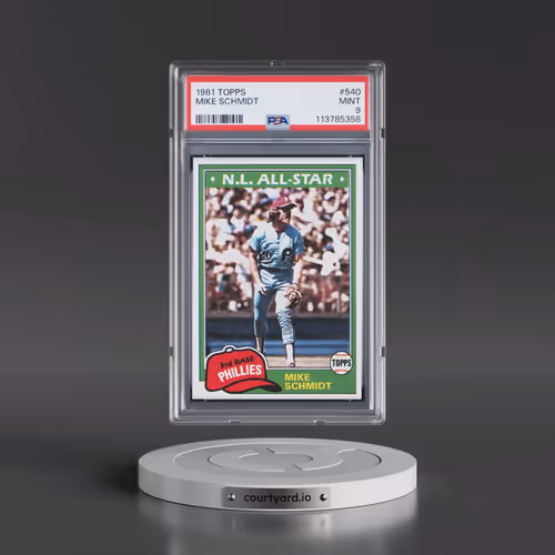 1981 Topps #540 Mike Schmidt (PSA 9 MINT)