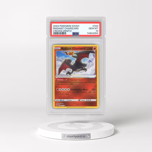 2023 Pokémon Sword and Shield Crown Zenith #020 Radiant Charizard - Holo (PSA 10 GEM MINT)