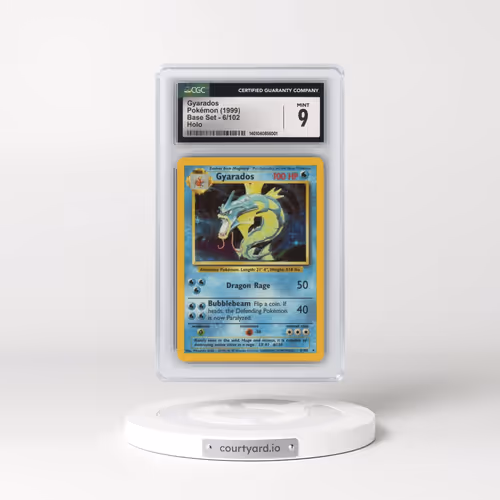 1999 Base Set #6/102 Gyarados - Holo (CGC 9 MINT)